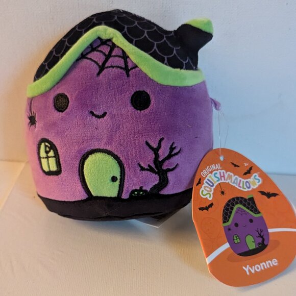 NWT 5" Yvonne Haunted House Squishmallows Halloween JOL Bats Spider Plush Toy - Picture 9 of 10